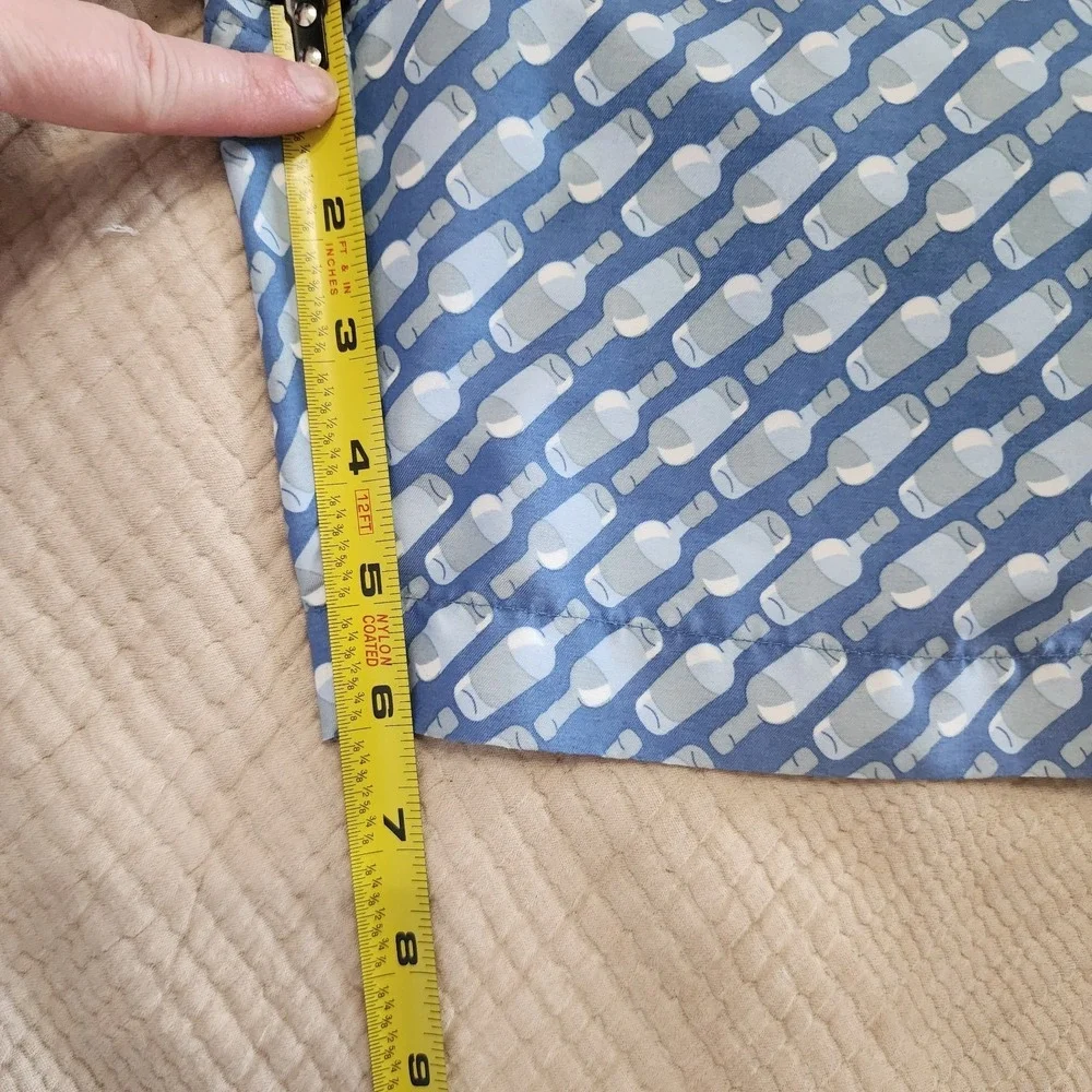 Southern Tide Mens Bottle Print Swim Trunks Preppy Dapper‎ Elevated Size Small